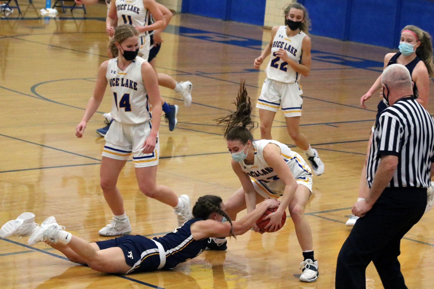 Rice Lake girls basketball vs. River Falls 2-5-21